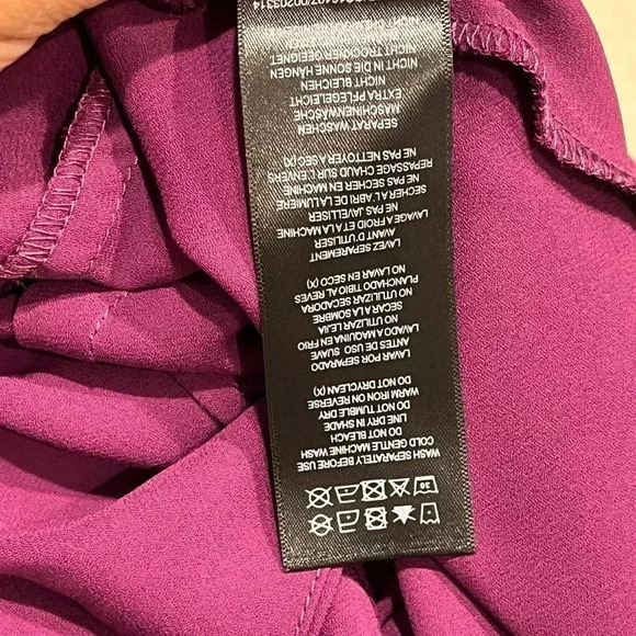 City Chick Wrap Shibara Vibes Top Magenta Size 14 - Picture 7 of 9